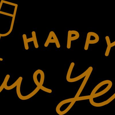 New Year and Wine Glass Thumbnail