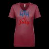 Next Level Apparel 1540 - Ladies' Ideal V-Neck Thumbnail