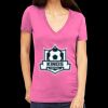 Tultex 214 - Ladies' Slim Fit Fine Jersey V-Neck Thumbnail