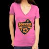 Tultex 214 - Ladies' Slim Fit Fine Jersey V-Neck Thumbnail