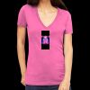 Tultex 214 - Ladies' Slim Fit Fine Jersey V-Neck Thumbnail