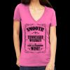 Tultex 214 - Ladies' Slim Fit Fine Jersey V-Neck Thumbnail