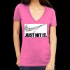 Tultex 214 - Ladies' Slim Fit Fine Jersey V-Neck Thumbnail