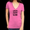 Tultex 214 - Ladies' Slim Fit Fine Jersey V-Neck Thumbnail