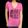 Tultex 214 - Ladies' Slim Fit Fine Jersey V-Neck Thumbnail