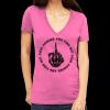 Tultex 214 - Ladies' Slim Fit Fine Jersey V-Neck Thumbnail