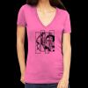 Tultex 214 - Ladies' Slim Fit Fine Jersey V-Neck Thumbnail