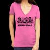 Tultex 214 - Ladies' Slim Fit Fine Jersey V-Neck Thumbnail