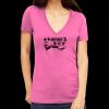 Tultex 214 - Ladies' Slim Fit Fine Jersey V-Neck Thumbnail