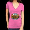 Tultex 214 - Ladies' Slim Fit Fine Jersey V-Neck Thumbnail
