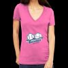 Tultex 214 - Ladies' Slim Fit Fine Jersey V-Neck Thumbnail