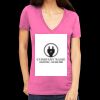 Tultex 214 - Ladies' Slim Fit Fine Jersey V-Neck Thumbnail