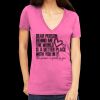 Tultex 214 - Ladies' Slim Fit Fine Jersey V-Neck Thumbnail