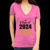 Tultex 214 - Ladies' Slim Fit Fine Jersey V-Neck Thumbnail