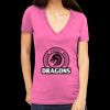 Tultex 214 - Ladies' Slim Fit Fine Jersey V-Neck Thumbnail
