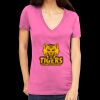 Tultex 214 - Ladies' Slim Fit Fine Jersey V-Neck Thumbnail