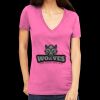 Tultex 214 - Ladies' Slim Fit Fine Jersey V-Neck Thumbnail