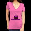 Tultex 214 - Ladies' Slim Fit Fine Jersey V-Neck Thumbnail