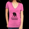 Tultex 214 - Ladies' Slim Fit Fine Jersey V-Neck Thumbnail