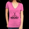 Tultex 214 - Ladies' Slim Fit Fine Jersey V-Neck Thumbnail