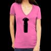 Tultex 214 - Ladies' Slim Fit Fine Jersey V-Neck Thumbnail