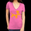 Tultex 214 - Ladies' Slim Fit Fine Jersey V-Neck Thumbnail
