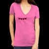 Tultex 214 - Ladies' Slim Fit Fine Jersey V-Neck Thumbnail