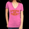 Tultex 214 - Ladies' Slim Fit Fine Jersey V-Neck Thumbnail