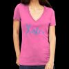 Tultex 214 - Ladies' Slim Fit Fine Jersey V-Neck Thumbnail