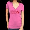 Tultex 214 - Ladies' Slim Fit Fine Jersey V-Neck Thumbnail