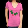Tultex 214 - Ladies' Slim Fit Fine Jersey V-Neck Thumbnail