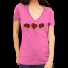 Tultex 214 - Ladies' Slim Fit Fine Jersey V-Neck Thumbnail
