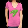 Tultex 214 - Ladies' Slim Fit Fine Jersey V-Neck Thumbnail