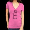 Tultex 214 - Ladies' Slim Fit Fine Jersey V-Neck Thumbnail