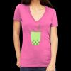 Tultex 214 - Ladies' Slim Fit Fine Jersey V-Neck Thumbnail