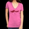 Tultex 214 - Ladies' Slim Fit Fine Jersey V-Neck Thumbnail