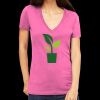 Tultex 214 - Ladies' Slim Fit Fine Jersey V-Neck Thumbnail