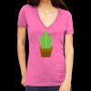 Tultex 214 - Ladies' Slim Fit Fine Jersey V-Neck Thumbnail