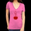 Tultex 214 - Ladies' Slim Fit Fine Jersey V-Neck Thumbnail
