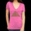 Tultex 214 - Ladies' Slim Fit Fine Jersey V-Neck Thumbnail