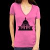 Tultex 214 - Ladies' Slim Fit Fine Jersey V-Neck Thumbnail