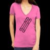 Tultex 214 - Ladies' Slim Fit Fine Jersey V-Neck Thumbnail