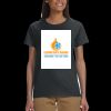 Gildan 100% Cotton Ladies T-Shirt Thumbnail