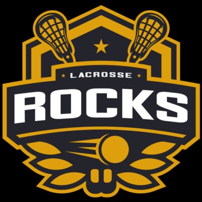 Rocks Lacrosse Logo Template Thumbnail