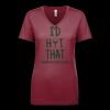 Next Level Apparel 1540 - Ladies' Ideal V-Neck Thumbnail
