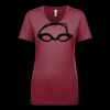 Next Level Apparel 1540 - Ladies' Ideal V-Neck Thumbnail