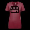 Next Level Apparel 1540 - Ladies' Ideal V-Neck Thumbnail