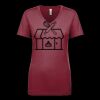 Next Level Apparel 1540 - Ladies' Ideal V-Neck Thumbnail