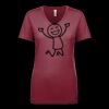 Next Level Apparel 1540 - Ladies' Ideal V-Neck Thumbnail