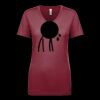 Next Level Apparel 1540 - Ladies' Ideal V-Neck Thumbnail